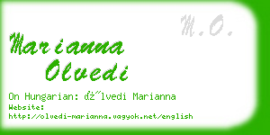 marianna olvedi business card